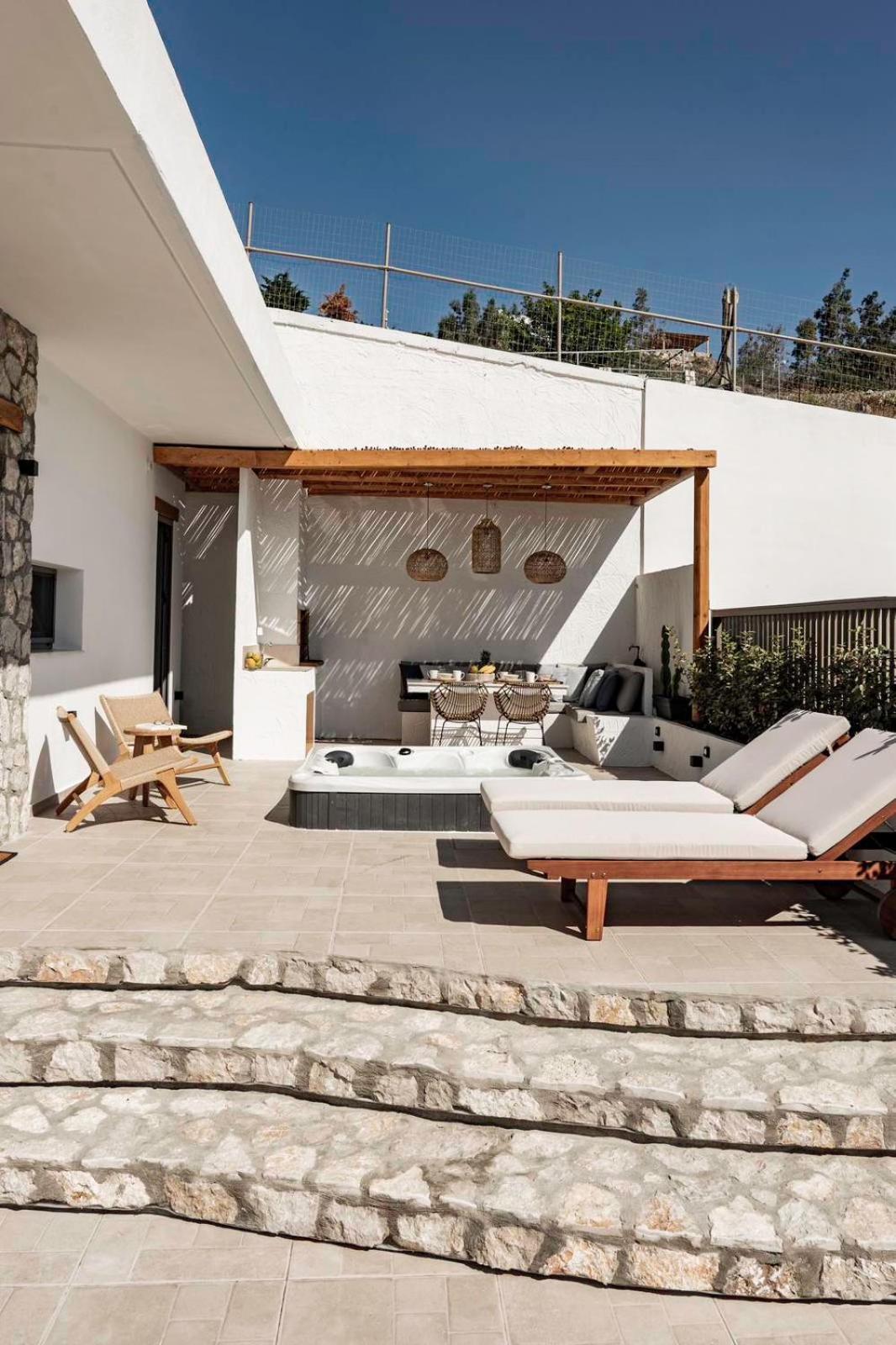 Lithos Luxury Villa Archangelos  Zewnętrze zdjęcie